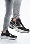 Black-Silver Mesh Lightweight Memory Comfortable Sole Men's Running, Walking and Sports Shoes Space m - 3