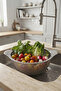 Gastro Stainless Steel 31 cm Strainer with Handle Vegetable Fruit Flour Strainer - 2