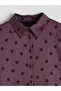Özmarka New Season Polka Dot Oversize Women's Shirt - 6