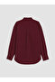 Lcw Modest Burgundy Striped Women's Shirt - 7