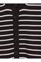 Alita City Lcw Modest Brown Knitwear Striped Short Women's Cardigan with a Difference - 6