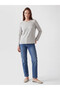 Lcw Grace Gray Crew Neck Patterned Women's Knitwear Sweater - 2
