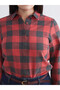 Ozmarka New Season Plus Size Plaid Women's Lumberjack Shirt - 3