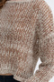 Crew Neck Openwork Knitwear T02689 - 3