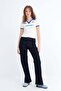 Pocketed Wide Leg Jean Trousers Pn1130