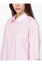 Alita City Lcw Modest Pink Striped Oxford Women's Shirt with a Difference - 3