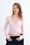 Tie-Back Long Sleeve Blouse B1892 - 2