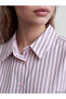 Lcw vision pink striped poplin women's shirt - 3
