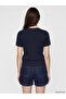 Lcw Vision Navy Blue Hair Braid Patterned Women's Knitwear Sweater - 4