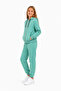 Unisex Children's Hooded Collar Tracksuit Set Mint-310 - 3