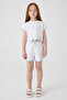 Girl White Shorts