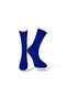 Single Unisex Plain Navy Blue Colored Socks