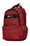 Solid Red Polyester School Backpack 18 Inch – Bold Design Durable School Bag for Daily Use - 3