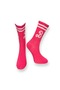 Single Unisex Pink Colored Socks