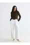 Alita City Lcw Modest Khaki Hair Braid Patterned Women's Knitwear Sweater with a Difference - 2