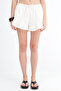 Linen Blend Shorts Ş19008 - 4