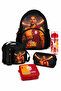 Licensed Leroy Sane Printed 5-Piece School Set - School Bag, Lunch Bag, Pen Holder, Lunch Box and 500 ml Water Bottle