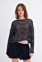 Crew Neck Openwork Knitwear T02689 - 2
