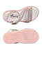 Rainbow Lightweight Velcro Stone Strap Orthopedic Sole Girls' Sandals - 5