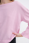 Kayık Neck Long Sleeve Basic T-Shirt B06046 - 3