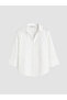 Lcw Everyday White Embroidered Brode Women's Shirt - 5