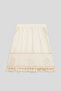 Girl Ecru Skirt - 6