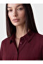 Lcw Everyday Burgundy Striped Women's Shirt - 3