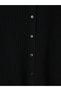 Lcw Everyday Black Polo Collar Women's Knitwear Cardigan - 7