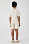 Boy Ecru Shorts - 4