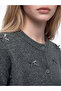 Esvab • Modern & Distinctive Bow Embellished Women's Knitwear Cardigan - 4