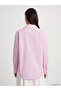 Lcw Everyday Pink Striped Poplin Women's Shirt - 4