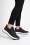Black-Red Mesh Elastic Laces Comfortable Sole Unisex Walking and Sports Shoes Nans g - 3