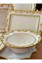 Service Presentation Set 5 Pieces Violet Gold - 3