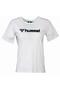 Hmlnesle 912031 Women's White T-Shirt Basic Casual Model - 2