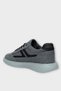 Men's Linen Gabardine Fabric Sneaker Shoes Smoked - 3