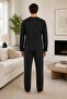 Men's 605-075 Buttoned 95% Cotton Pajama Set - 2
