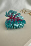 Monstera Leaf Patterned Latch Buckle (7cm) - 2