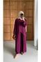 Women's Hijab Two-Piece Set Casual Tunic Loose Pants Comfortable Fit