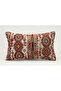 Handmade Vintage Throw Pillow Cover Made from Old Kilim, Wool, 30X50 cm