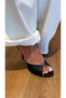 Larina Heelled Slippers Black - 2