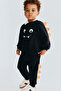 2 Parçalı Aplikeli Sweatshirt Set