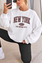 Unisex New York Empire Printed Crew Neck Sweatshirt