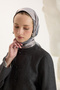 Patterned Twill Scarf Brush Beige - 3