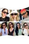 ShebSheb Rectangle Sunglasses for Women - 7