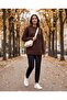 Women's Beard Yarn Crew Neck Knitwear Sweater - 5