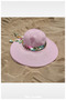 Mercerized Beach Hat with Handle for Women (55-58 cm)