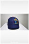 Embroidered Canvas Denim Children's Hat (1-3 Years) (Navy Blue) - 4
