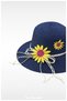Luxury Straw Girl's Hat with Flower Detail (Age 3-8) - 3