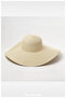 Floppy Hat, Large Brim Luxury Straw Beach Hat (With Adjustment Rope Inside) - 4
