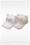 Girl's Hat with Stones and Bow (Age 3-8) - 4